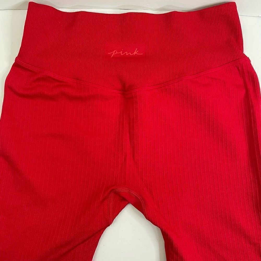 PINK| Active| Seamless| Legging| With backside Pocket - Picture 6 of 13